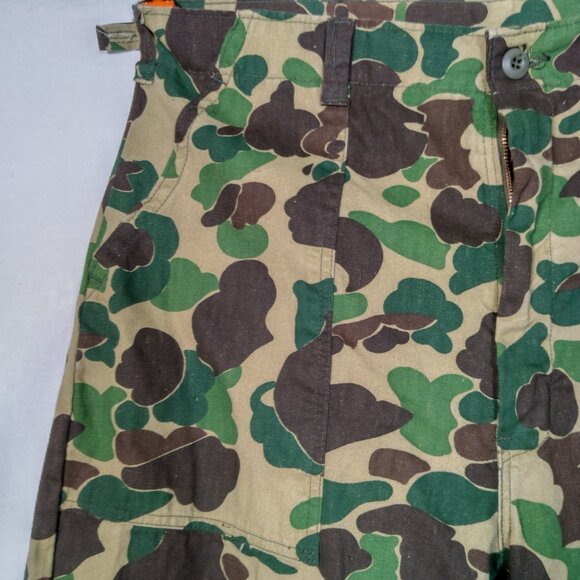 Vintage Ranger Hunting Outfit Duck Camo Pants And Shirt Men L Camouflage Hunt - Picture 13 of 16